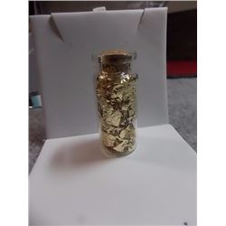 VIAL OF24K YELLOW  GOLD FLAKES
