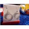 Image 2 : EARRINGS- RHINESTONE IN SILVER