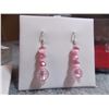 Image 2 : EARRINGS- PINK CABASHON DANGLE STYLE