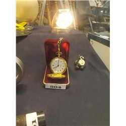 VINTAGE POCKET WATCH- "CARDINAL 17 JEWELS SHOCK PROOF" - WORKING