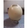 Image 1 : REAL OSTRITCH  EGG SHELL WITH GLASS STAND - FROM AUSTRALLIA 1974