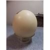 Image 2 : REAL OSTRITCH  EGG SHELL WITH GLASS STAND - FROM AUSTRALLIA 1974