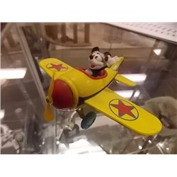 VINTAGE DIE CAST "DISNEY" AIRPLANE WITH MICKEY MOU SE