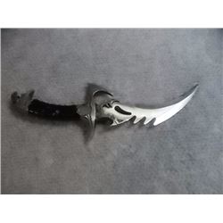 LARGE FANTASY KNIFE - GOTLHIC DESIGN- EAGLE HEAD DESIGNED POMMEL-STAINLESS STEEL BLADE