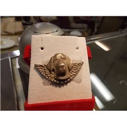 SILVER PENDANT - ANGLE DOG - "T&T LTD"