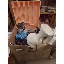 BOX MISC - HOUSEWARE - SOME COLLECTABLE