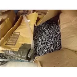 NAILS - 12 GUAGE - 38/" X 1 ½"  FLOORING NAILS - LARGE OPEN BOX