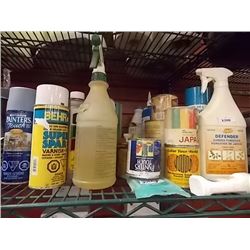 LARGE LOT OF ASSORTED - WEED PREVENT, ENAMEL AND MORE