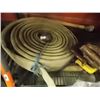 Image 1 : FIRE HOSE - APPROX. 50' & TRASH PUMP HOSE WITH SCREEN = 2 PC TTL - CAN USE WITH LOT 101