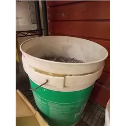 BUCKET OF NAILS - 2" SPIRAL 3/15" NAIL TOP