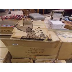 DISPLAY - CASE OF NEW MERCHANDISE - METAL WALL HANGINGS