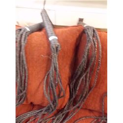 LEATHER WHIP - CAT'O 9 - 10 STAND