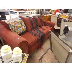 COUCH - FROM ESTATE - BURGANDY