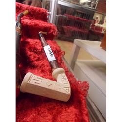 VINTAGE PIPE - CARVED WOOD