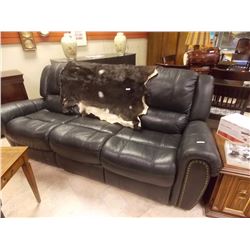 BONDED LEATHER ROCKING /RECLINER CHAIR - DAMAGE ON ONE ARM