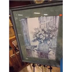 PICTURE- VASE OF FLOWERS -DOUBLE MATT 27"x31"