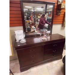 NEW DRESSER - 6 DRAWER - WITH MIRROR