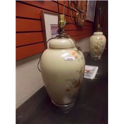 PAIR OF DESIGNER LAMPS - NO SHADES