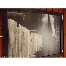 FRAMED PICTURE - "AMBITION" - 18" X 22"