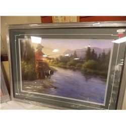 PICTURE - FISHING IN THE WILD - MAN FISHING