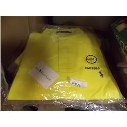 POLO SHIRT - NEW - YELLOW - MED