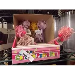 CRITTER PUFF PENS - NEW IN DISPLAY BOX - 2 TTL