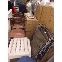 DINING CHAIRS FOR ROBINS DONUTS- 3 TTL & 2 TABLES