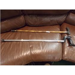 CANES - 1 METAL AND 1 WOOD = 2 TTL