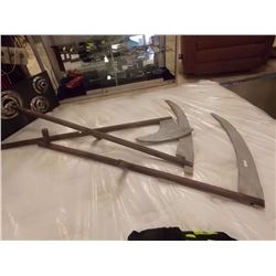 RUSTIC WOOD MIDEVIL AXE