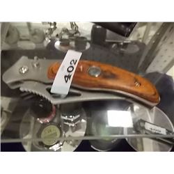 NEW FOLDING KNIFE WITH COMPASS- QUICK RELEASE BLADE