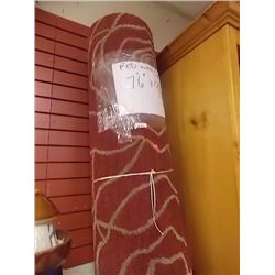 AREA CARPET - RED - 76 x 96"