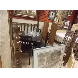 BED FRAME - DOUBLE - 4 POST WOOD