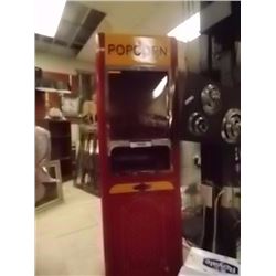VINTAGE POPCORN MACHINE - 15 X 16 X 53" TALL