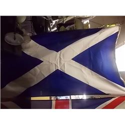 FLAG - SCOTLAND - BLUE - WHITE CROSS