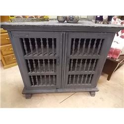 RUSTIC WOOD CABINET - 45" W