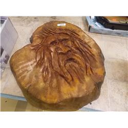 BIRD'S EYE MAPLEUNIQUE HAND CRAFTED CHAIN SAW CARVING - BIRD'S EYE MAPLE - TREE SPIRIT 19"x19"