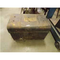 VINTAGE METAL STORAGE BOX