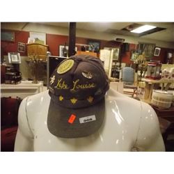 VINTAGE HAT AND PINS "LAKE LOUISE"