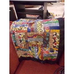 HAND MADE QUILTED THROW