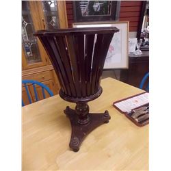 MAHOGANY PLANT STAND