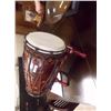 Image 1 : AFRICAN STYLE DRUM WITH STAND-" MADE IN INDONSEIA"