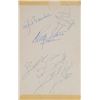 Image 1 : Beatles 1964 ‘A Hard Day’s Night’ Multi-Signed Premiere Ticket