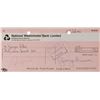 Image 1 : George Harrison Signed Check
