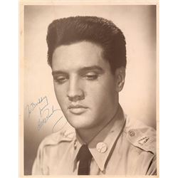 Elvis Presley Oversized Signed Photograph