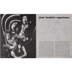 Jimi Hendrix Experience Signed Program