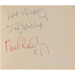 Jimi Hendrix and Keith Moon Signed Autograph Book