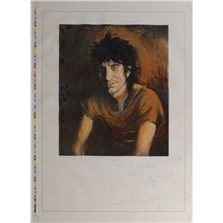 Ronnie Wood Signed Poster