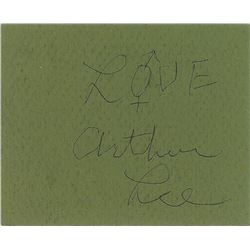 Arthur Lee Signed Ticket Stub