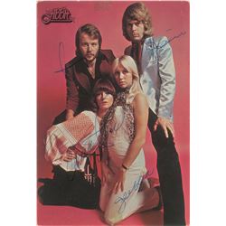 ABBA Signed Postcard Photograph
