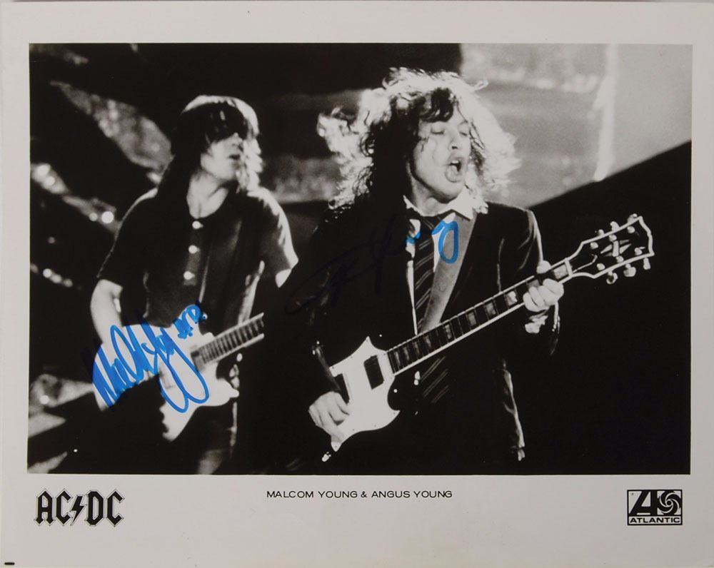 AC/DC: Angus and Malcolm Young Signed Photograph